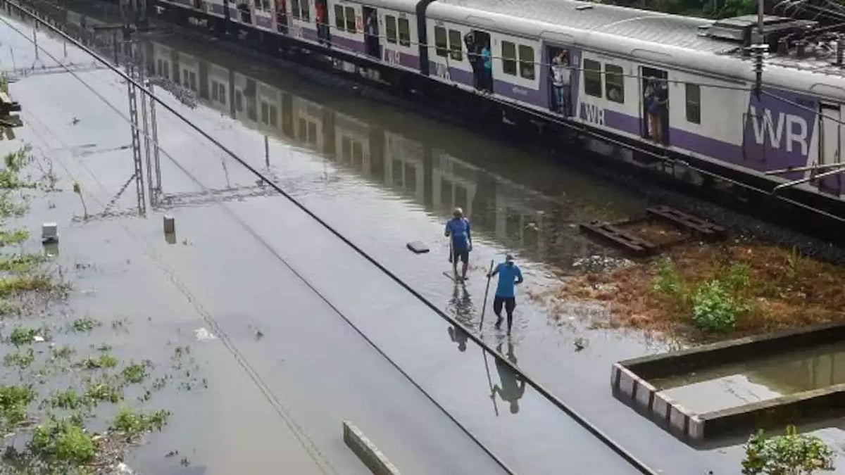 Rains affected train services in Mumbai.(Representational image) | - PTI